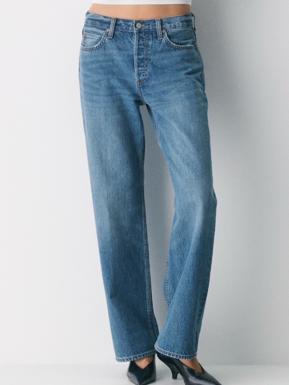 Denim Forum The ‘90s Vintage Lo-Rise Straight Jean